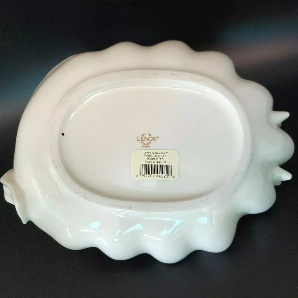 Lenox Occasions Halloween Witch Porcelain Candy Dish - Picture 12 of 12